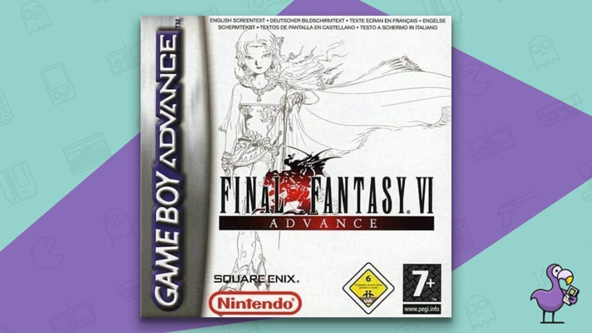 Best GBA RPGs - Final Fantasy VI Advance game case cover art