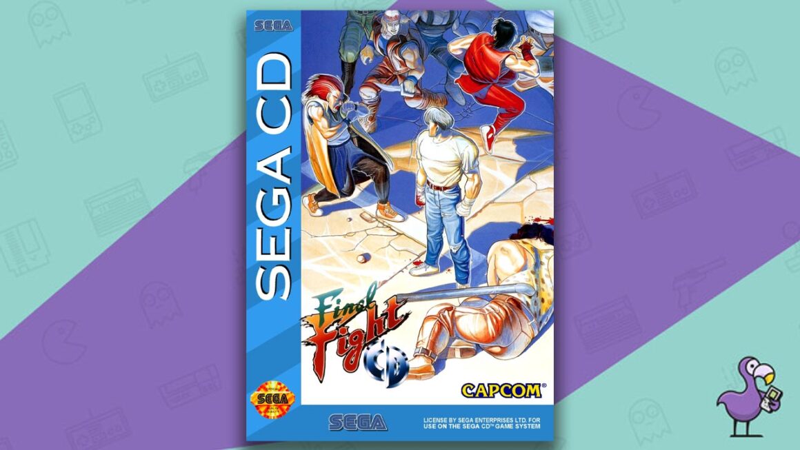 Best beat em up games - FInal Fight CD Sega CD game case cover art