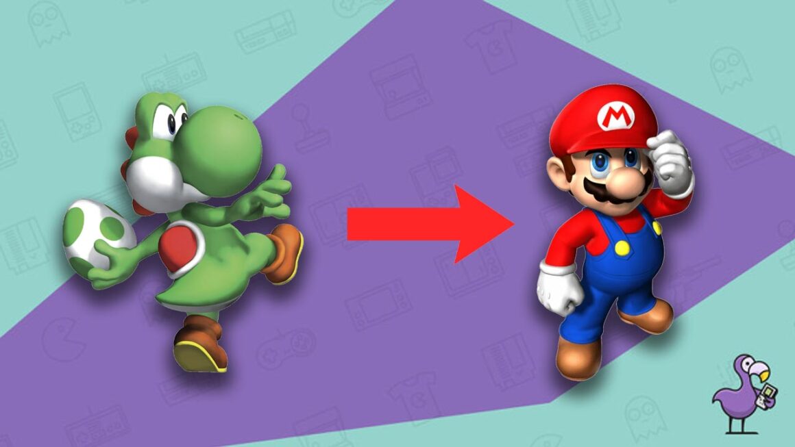 can you unlock Luigi in Super Mario 64 - Yoshi and Mario