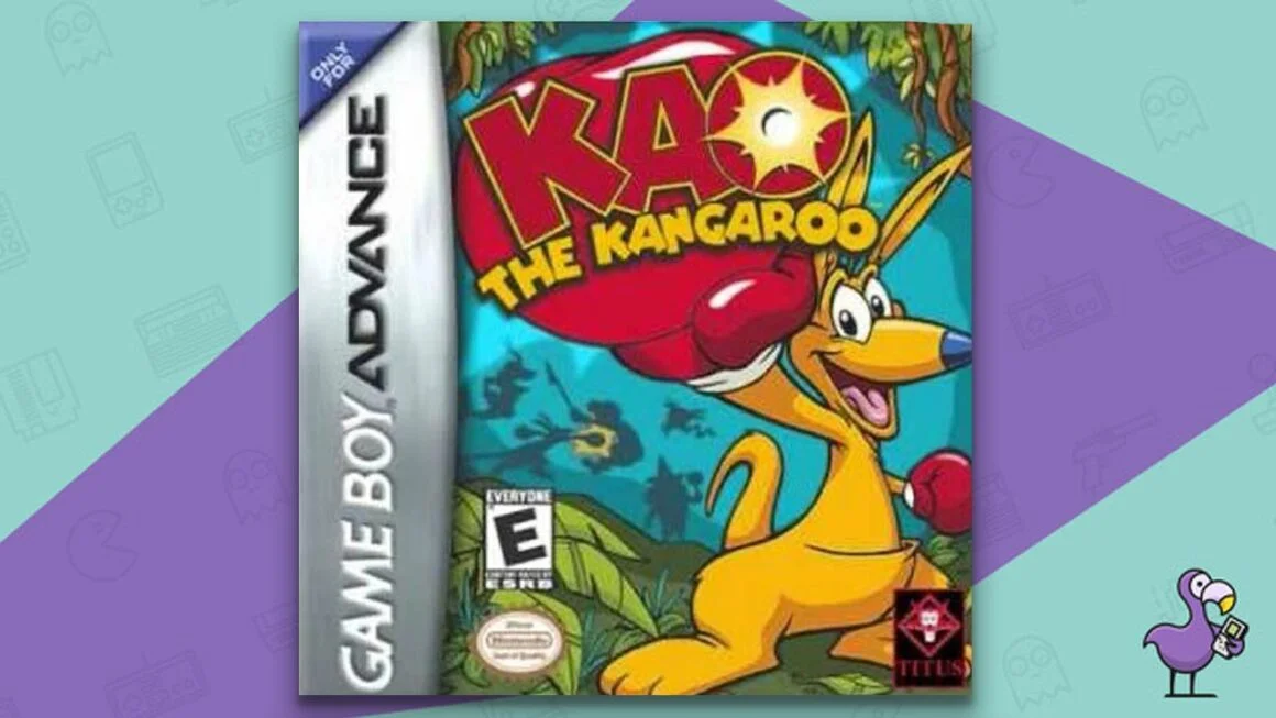 Best Gameboy Advance Games - Kao the Kangaroo game case cover art