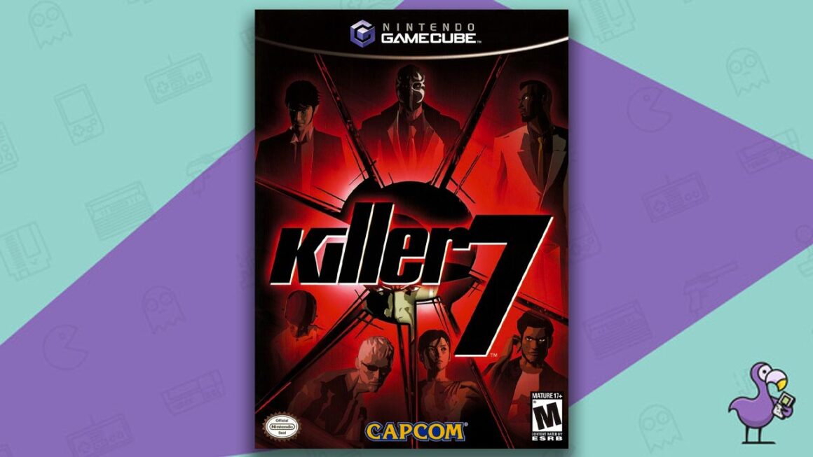 Best GameCube horror games - Killer7 game case cover art