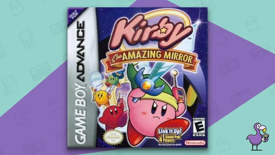 Best Gameboy Advance Games - Kirby & The Amazing Mirror game case cover art