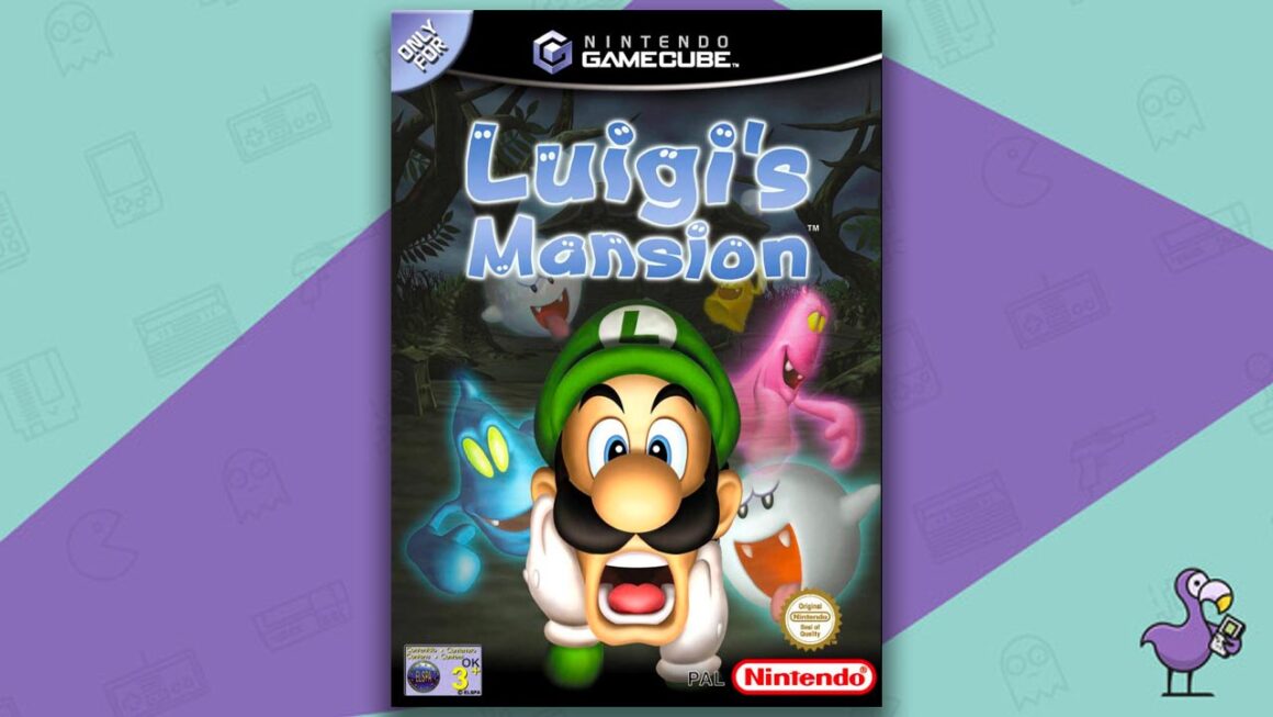 Best GameCube horror games - Luigi's Mansion game case cover art