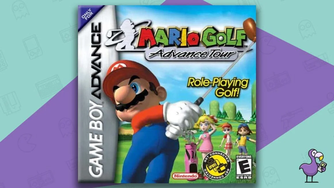 Best Multiplayer GBA Games - Mario Golf: Advance Tour game case cover art