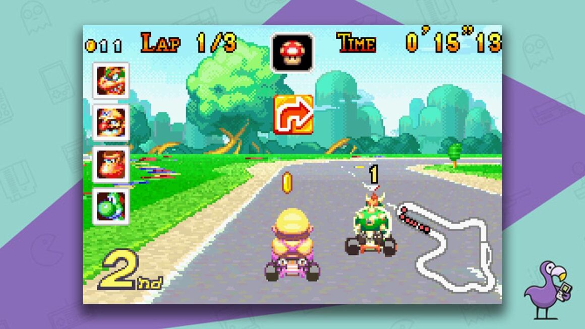 Mario Kart Super Circuit gameplay