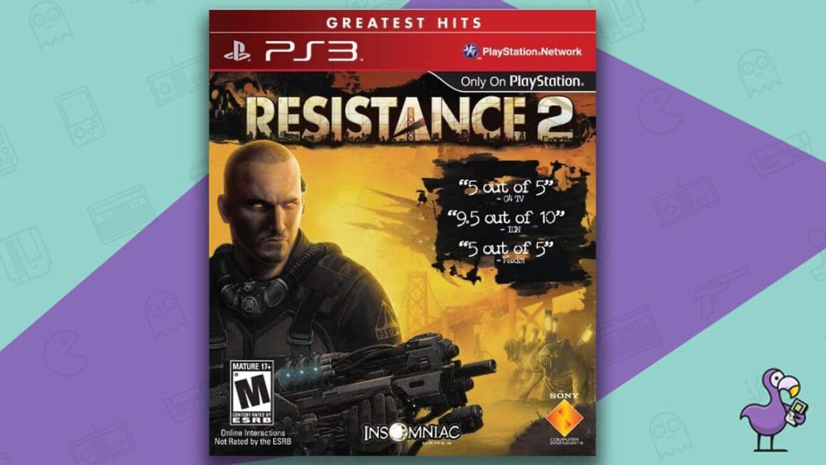 best PS3 exclusives - Resistance 2 game case cover art