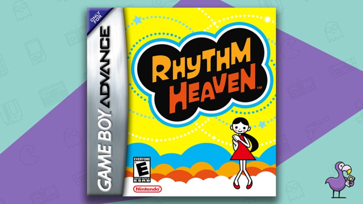 best gameboy advance games - rhythm heaven game case cover art