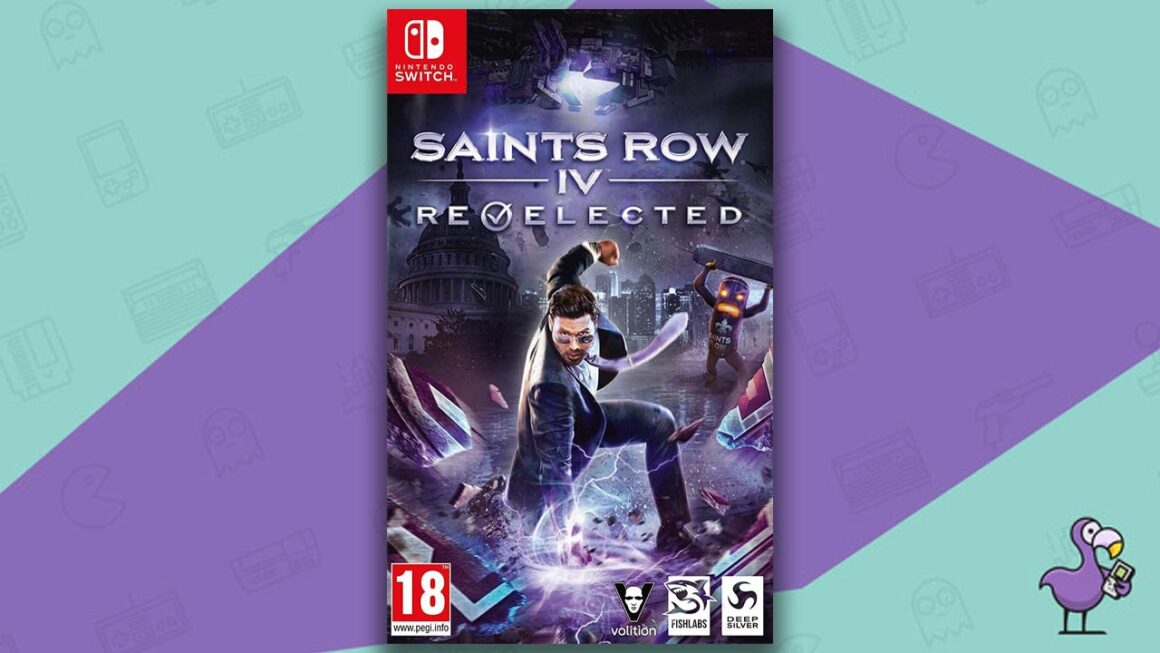 Best open world Nintendo Switch games - Saints Row IV Re-Elected game case cover art