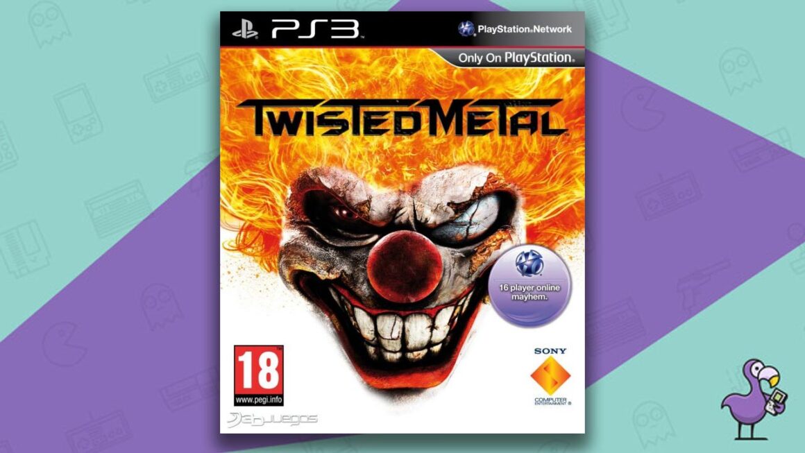best PS3 exclusives - Twisted Metal game case cover art