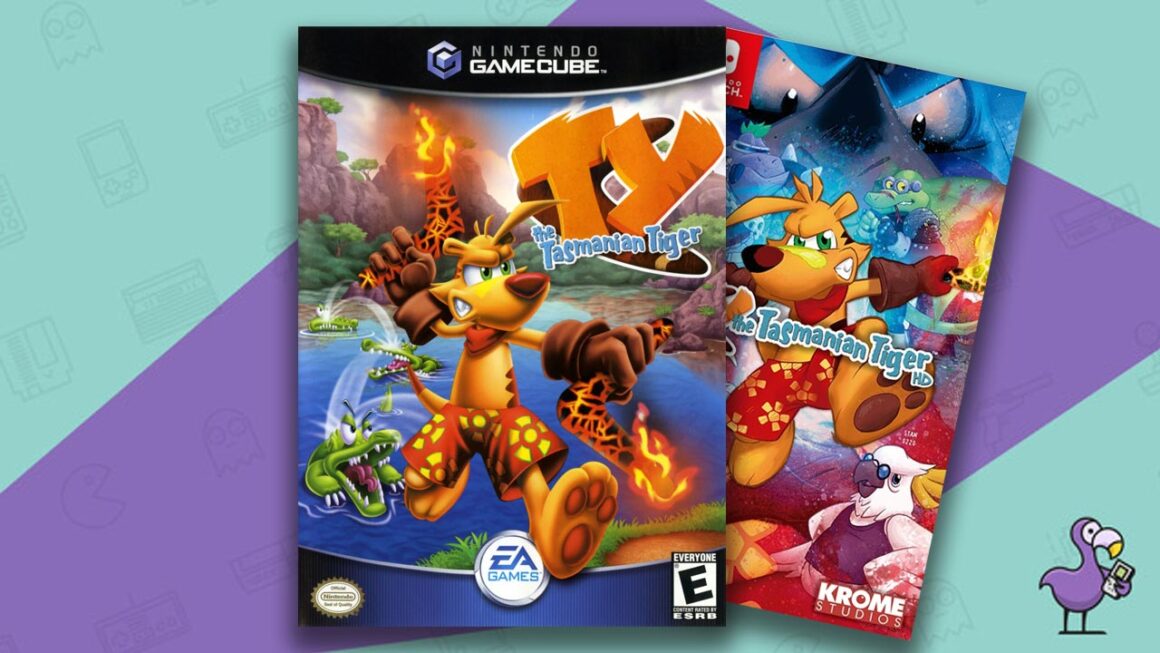 Best GameCube Games on Switch - Ty the Tasmanian Tiger game cases 