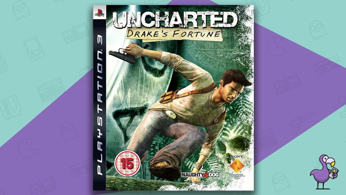best PS3 exclusives - Uncharted: Drakes Fortune game case cover art