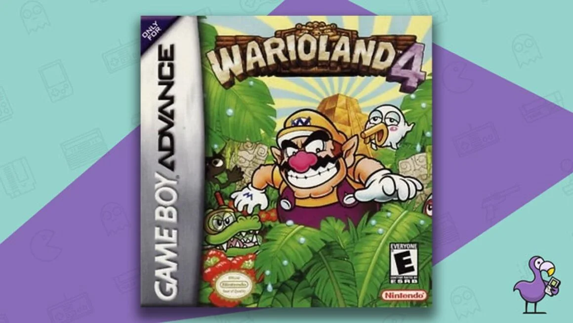 Best Gameboy Advance Games - SWario Land 4 game case cover art