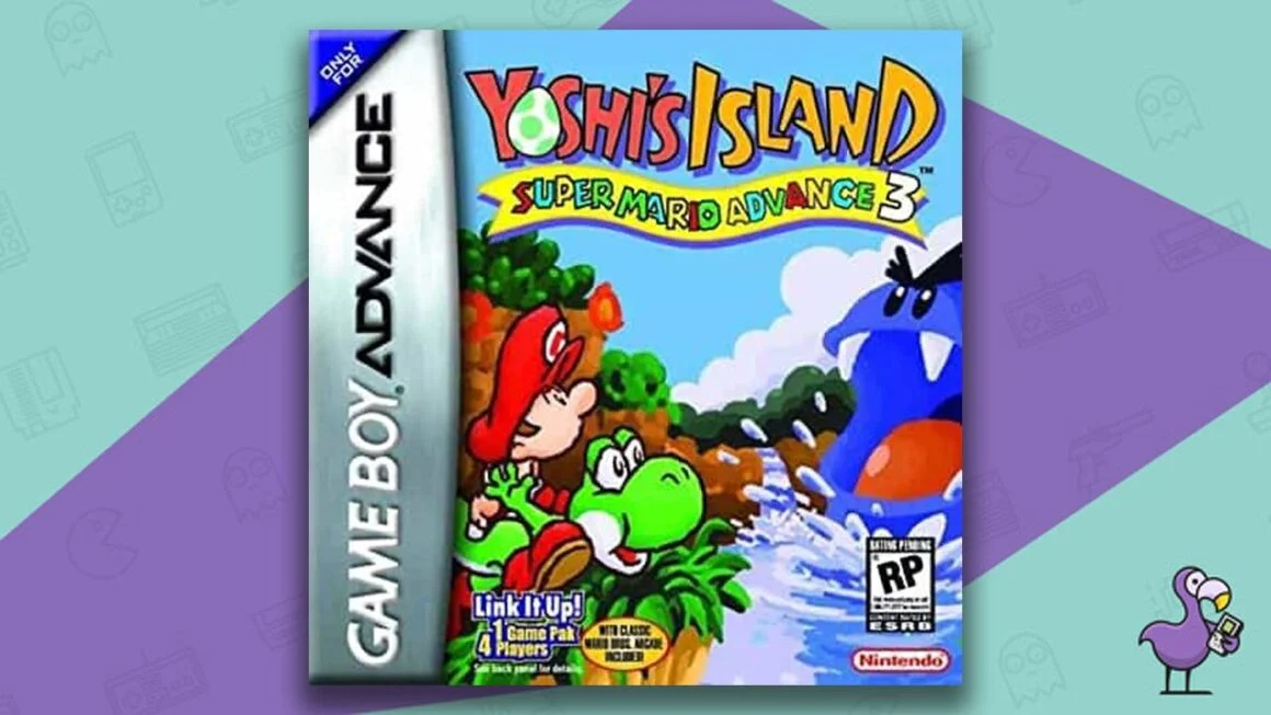 Best selling GBA games - Yoshi's Island Super Mario Advance 3 game case cover art