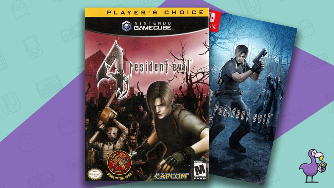 Best GameCube Games on Switch - Resident Evil 4 game cases