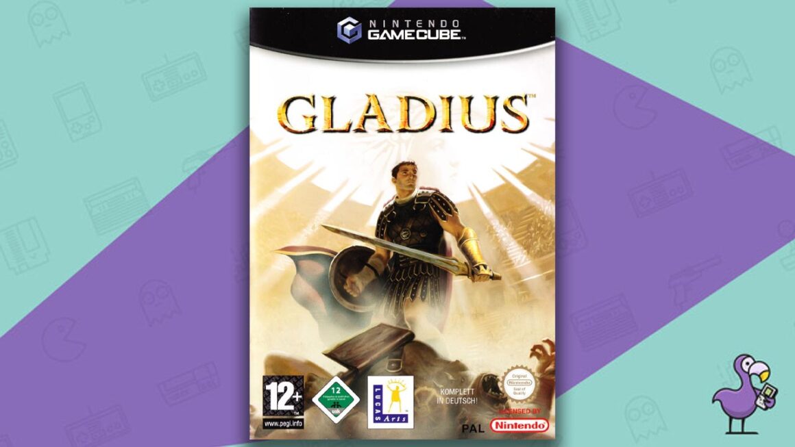 Gladius gamecube game case cover art