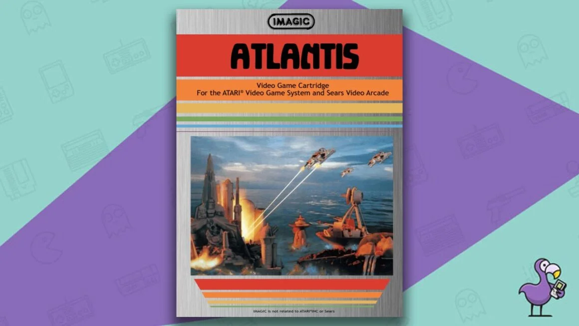 Best Atari 2600 games - Atlantis game case cover art