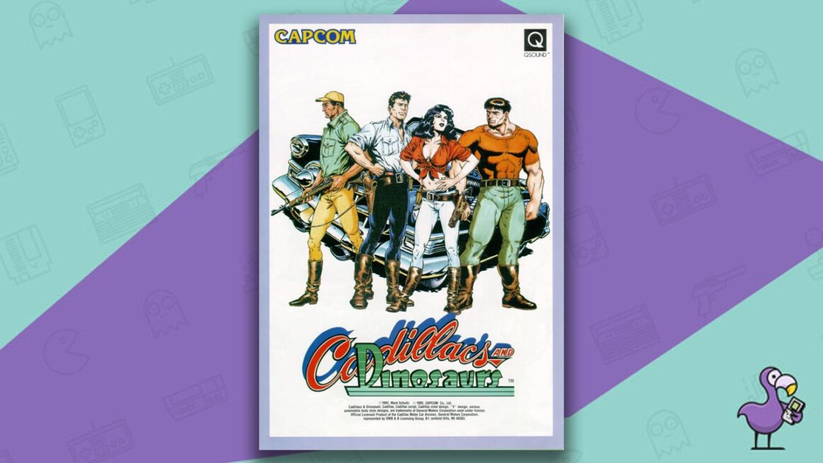Best beat em up games - Cadillacs & Dinosaurs game case cover art