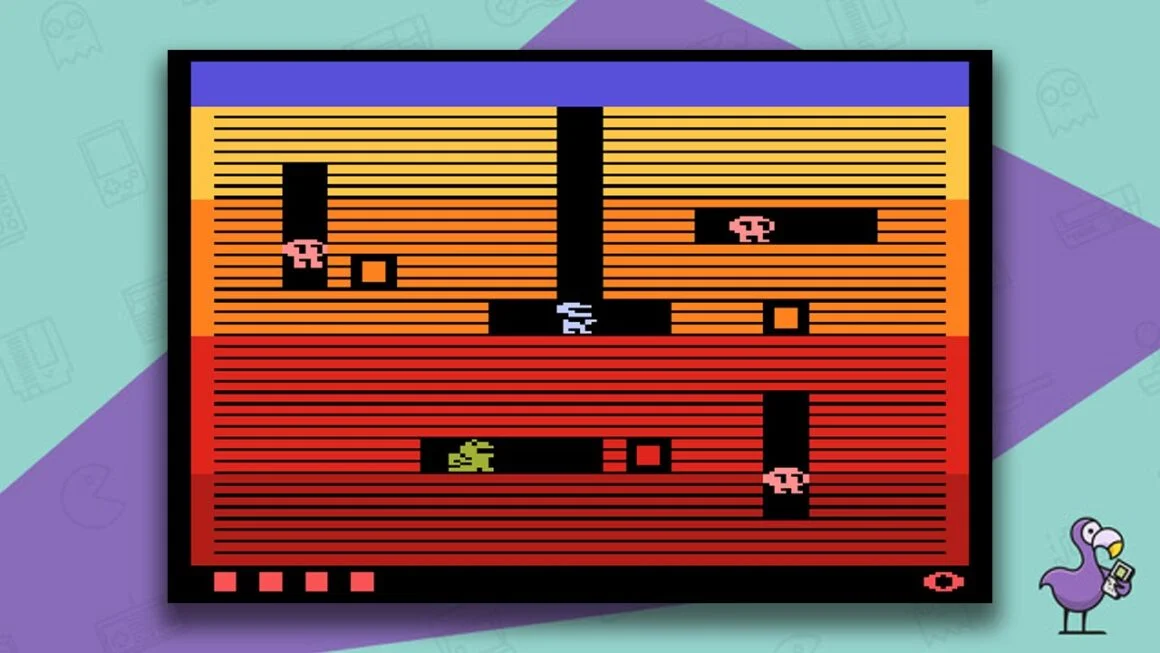 Dig Dug gameplay Atari 2600
