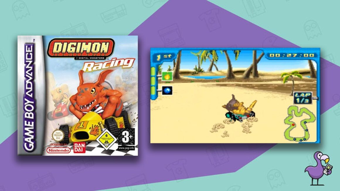 Best Digimon Games - Digimon Racing game case cover art