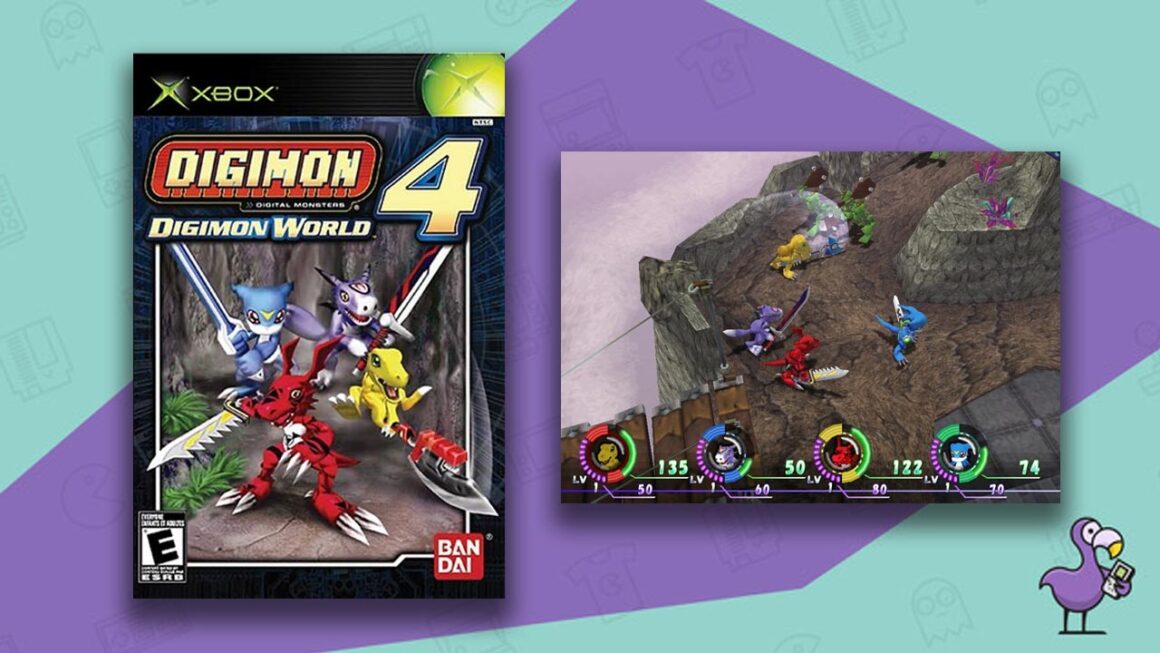 Best Digimon Games - Digimon World 4 Game Case Cover Art