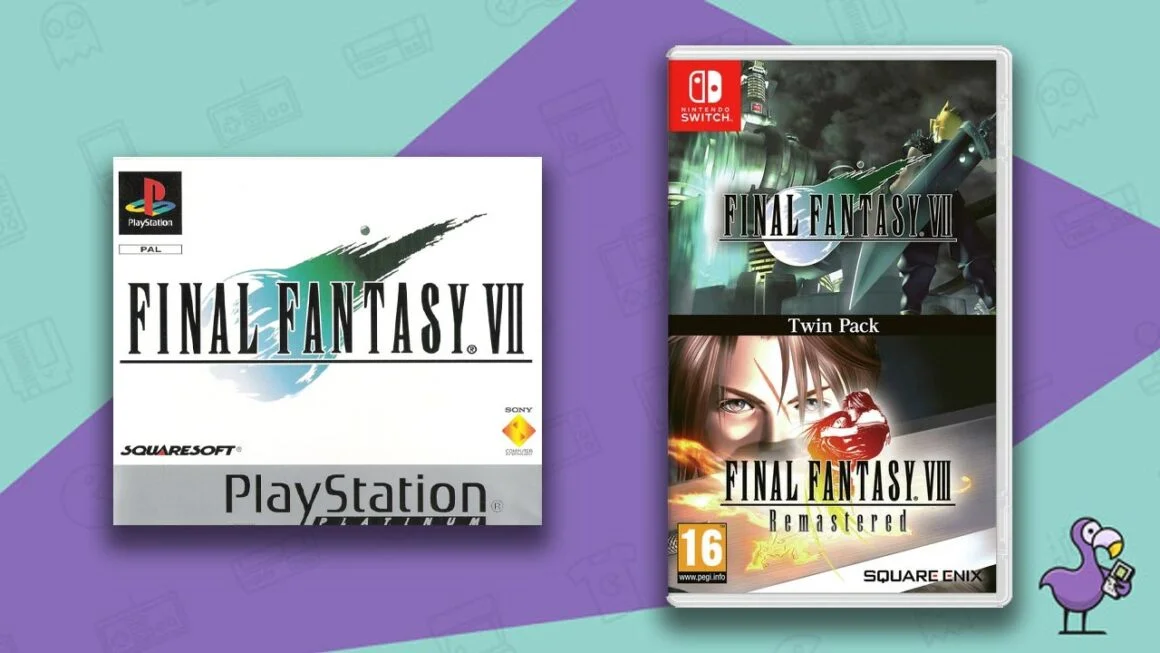 Best Retro Games On Nintendo Switch - Final Fantasy VII game case