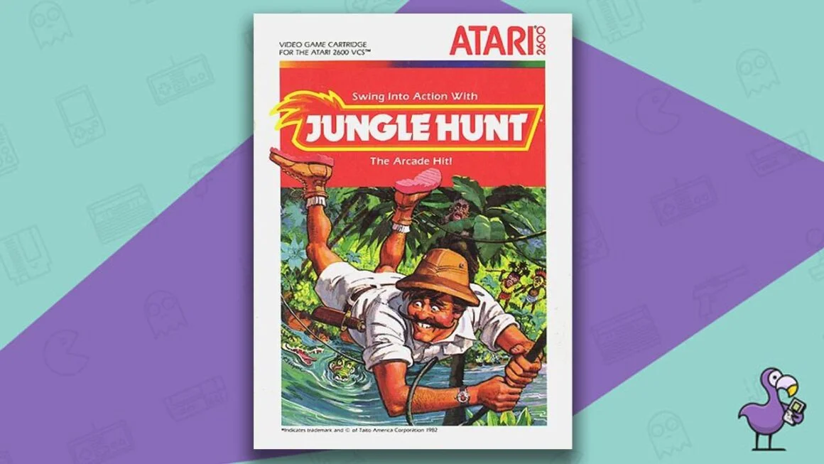 Jungle Hunt Atari 2600 box