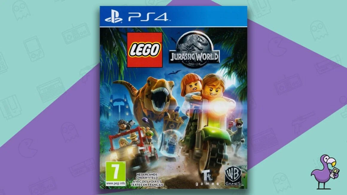 best dinosaur games - Lego Jurassic World game case PS4