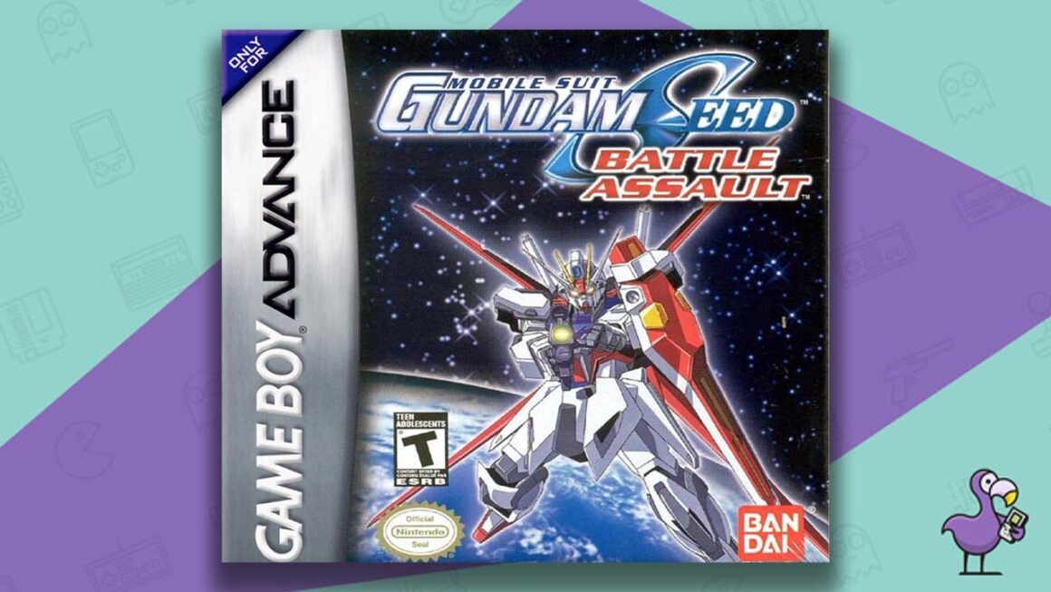 Best Gundam Games - Mobile Suit Gundam SEED: Battle Assault game case cover art GameBoy Advance
