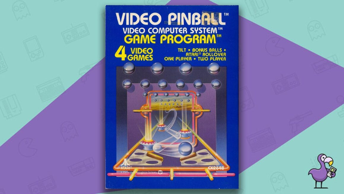 Best Atari 2600 games - Video Pinball game case cover art