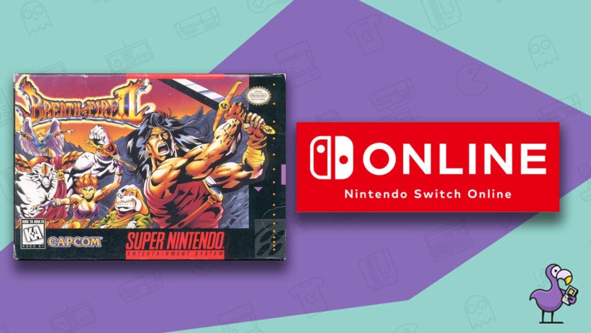 Best SNES Games on Switch - Breath of Fire 2 game case cover art