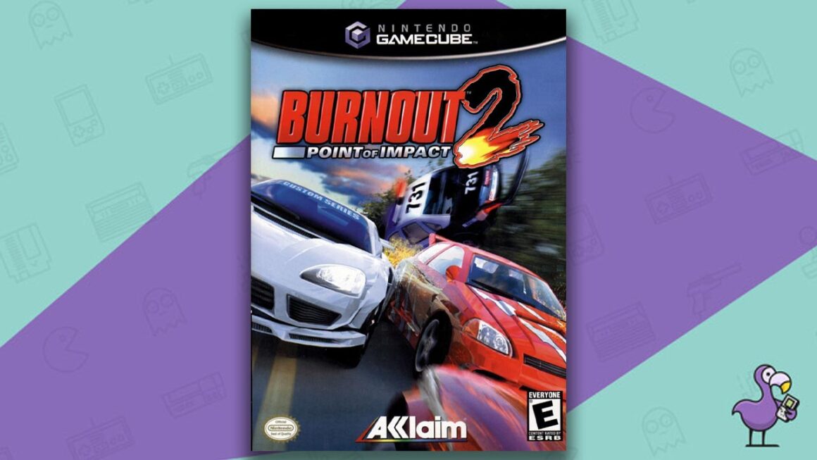 Best GameCube Games - Burnout 2: Point of Impact game case cover art
