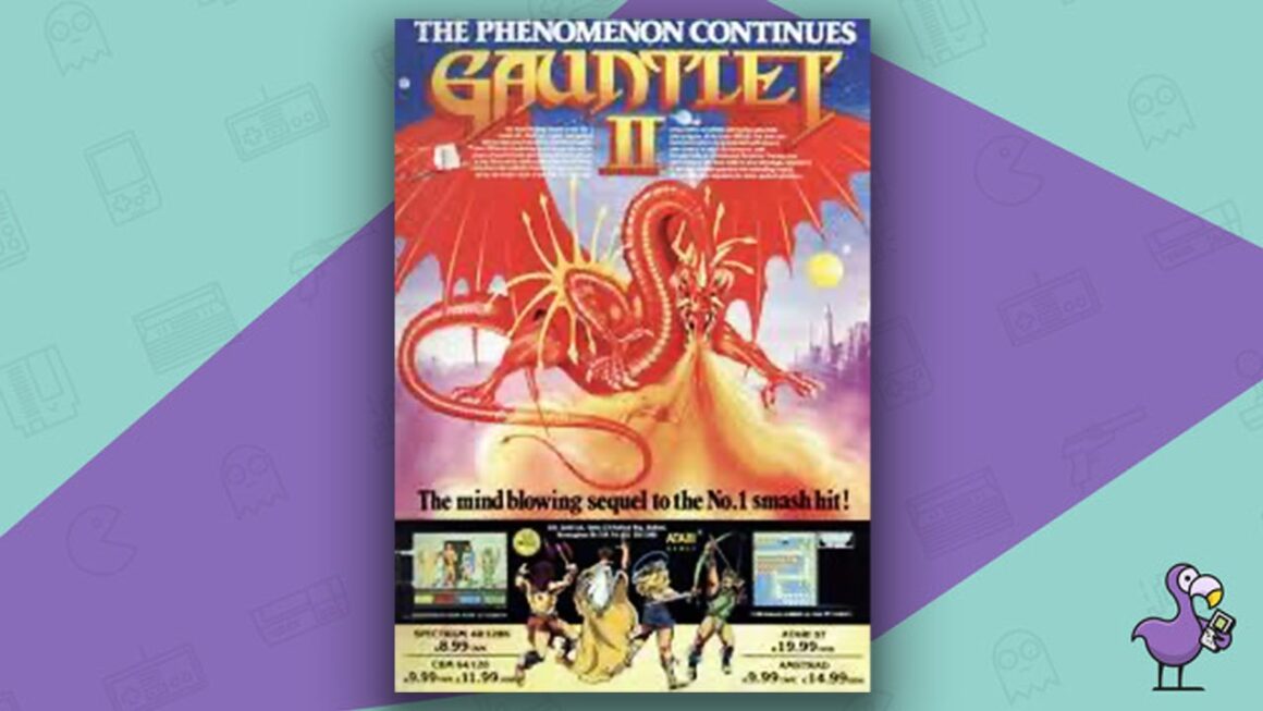 Best Atari ST Games - Gauntlet II game case cover art