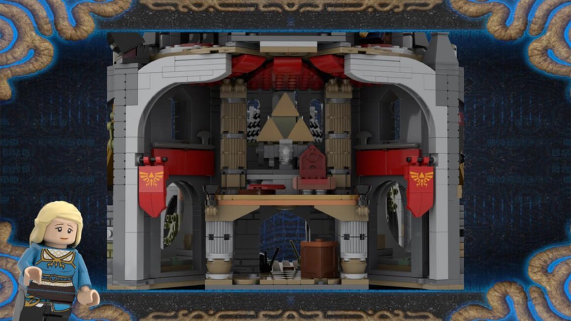 Zelda BOTW Lego set - Inside Hyrule Castle