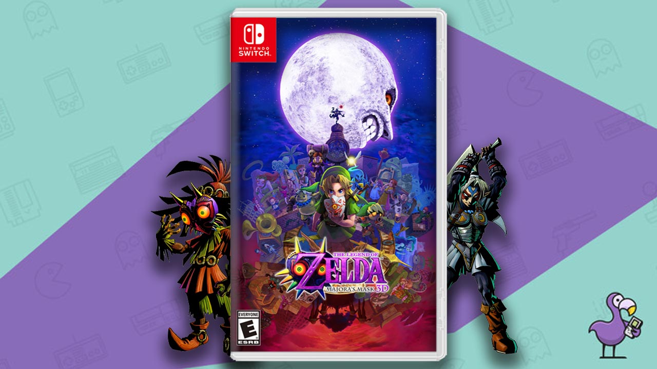 Majoras Mask Switch Game Case Cover Cart