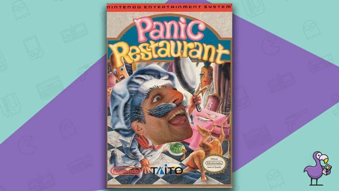 Panic Restaurant NES game art