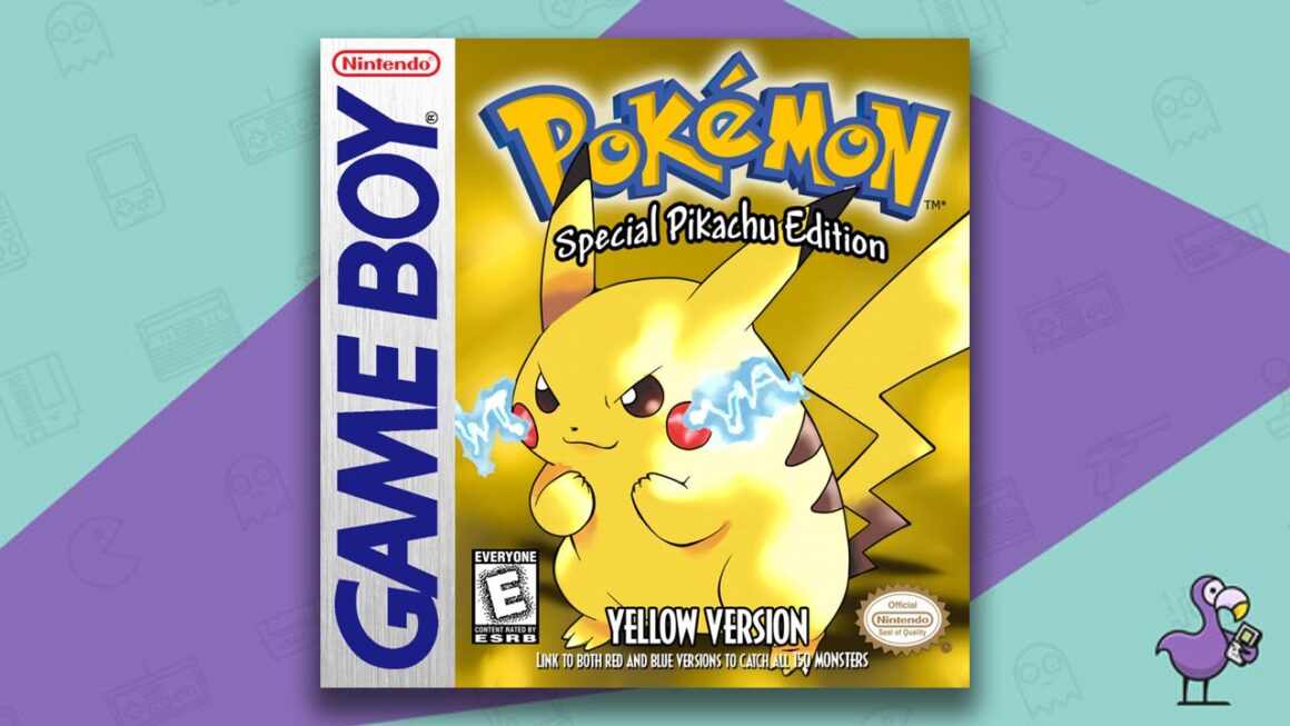 All Pokemon Games In Order - Pokemon Yellow game case