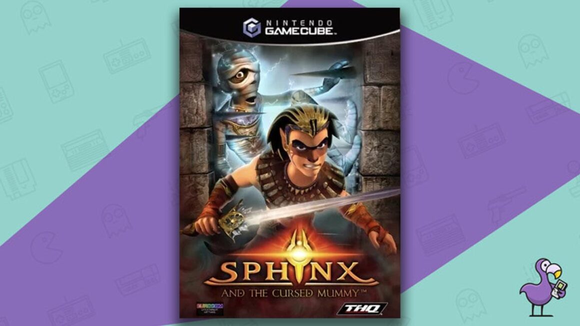 Best Gamecube Games - Sphinx and the Cursed Mummy game case cover art