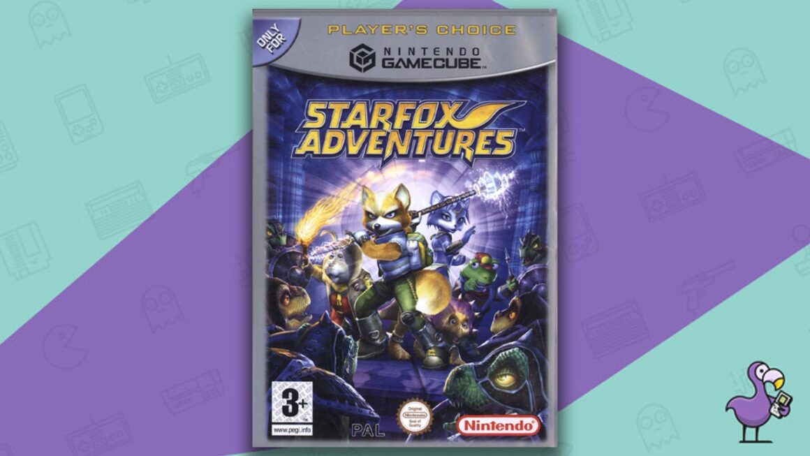 Best GameCube Games - Star Fox Adventures game case cover art