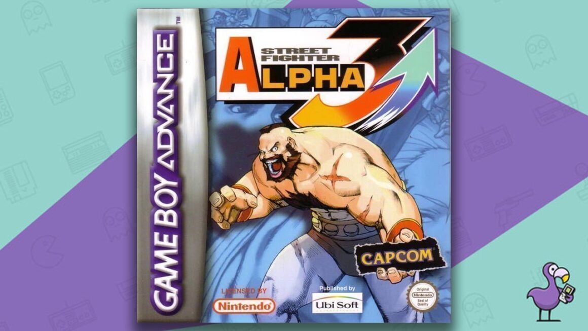 Best Multiplayer GBA Games - Street Fighter Alpha 3 game case cover art
