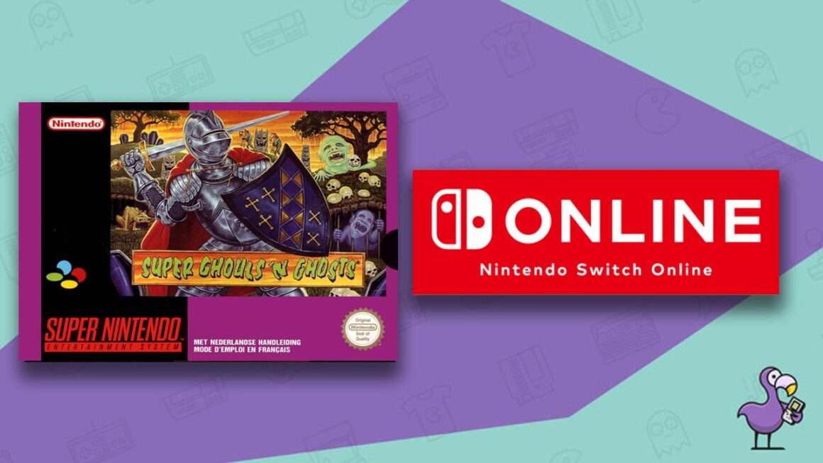 Best SNES Games on Switch - Super Ghouls n Ghosts game case cover art