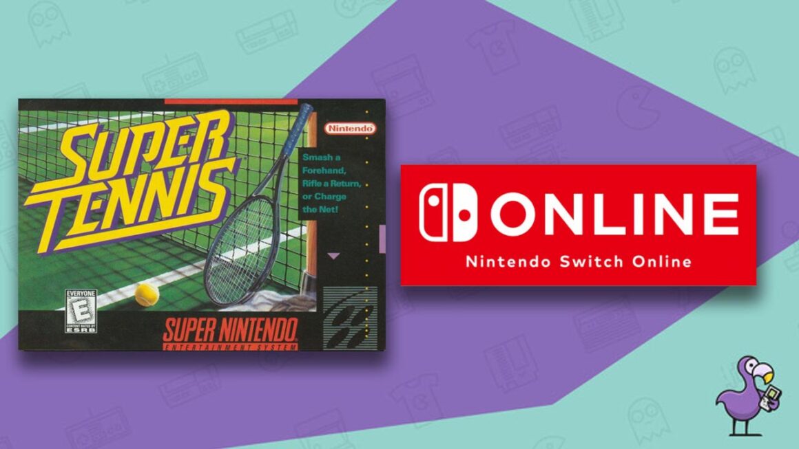 Best SNES Games on Switch - Super Tennis Game Case Cover Art