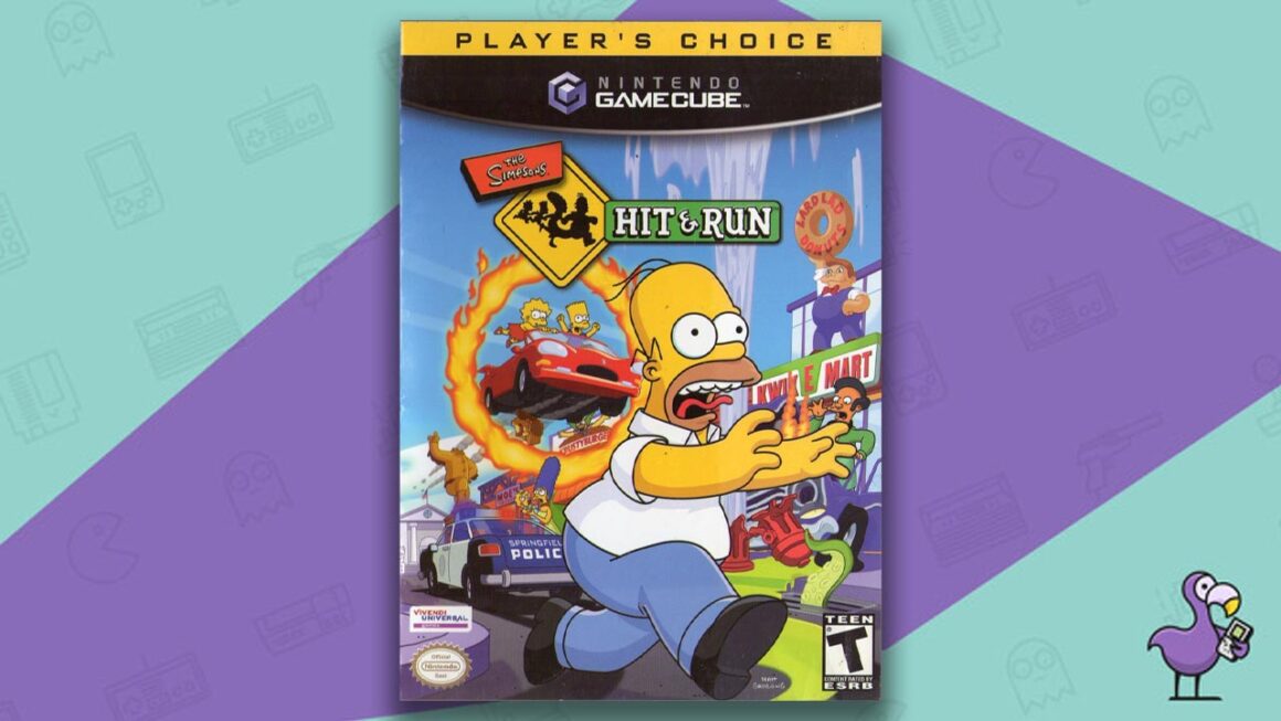 Best Simpsons Games - The Simpsons GameCube game case cover art 