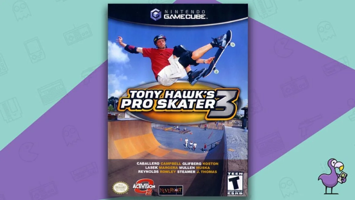Best GameCube Games - Tony Hawks Pro Skater 3 game case cover art