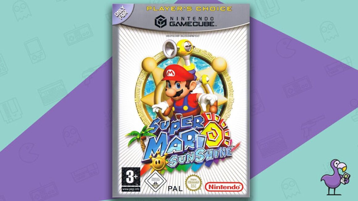 Best GameCube Games - Super Mario Sunshine game case cover art
