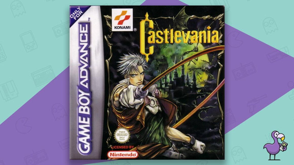 beat castlevania games - Castlevania Circle of the Moon game case cover art GBA