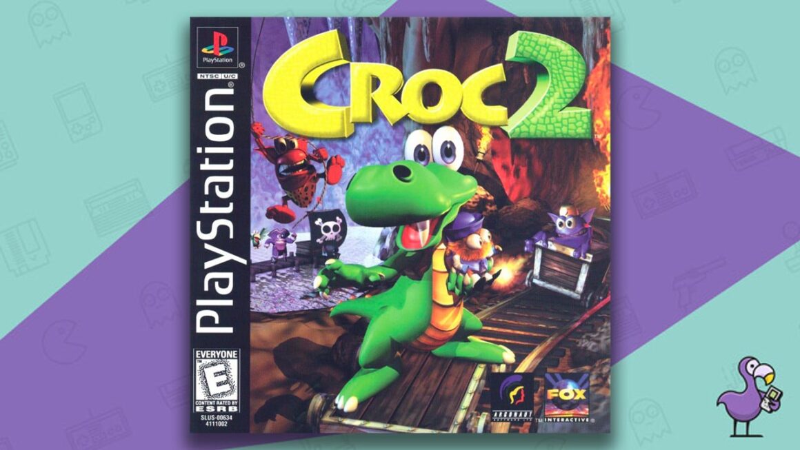 Best Croc games - Croc 2 PS1 game case cover art