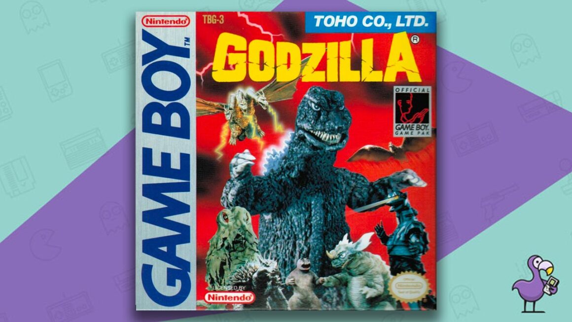 Best Godzilla Games - Godzilla DMG game case cover art GB