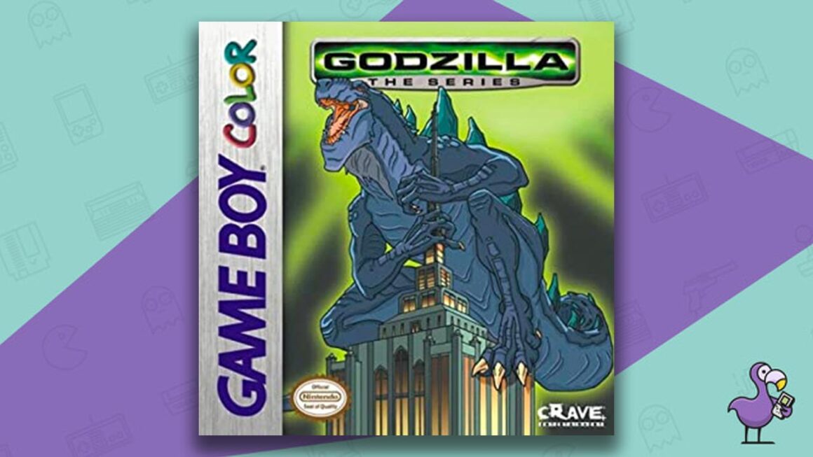 Best Godzilla Games - Godzilla the Series Game Case Cover Art GBC