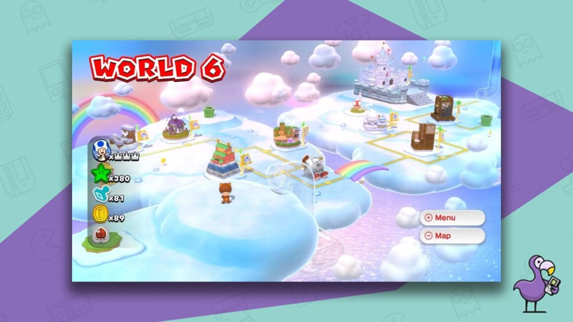 How Many Worlds Are There In Super Mario 3D World - World 6 Gameplay