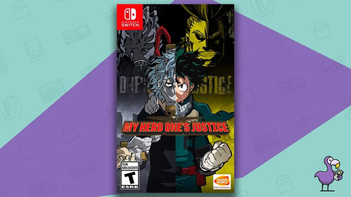Best Anime Games For Switch - My Hero One's Justice game case cover art